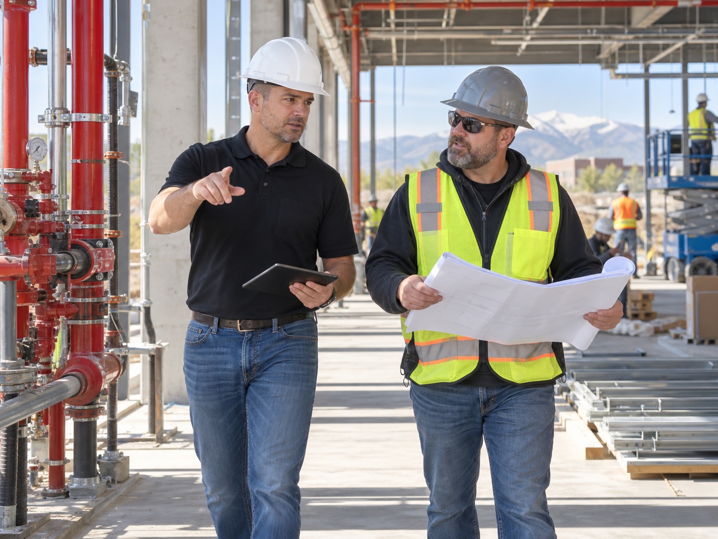 RRFPS technician supporting life safety coordination on a Colorado construction project.